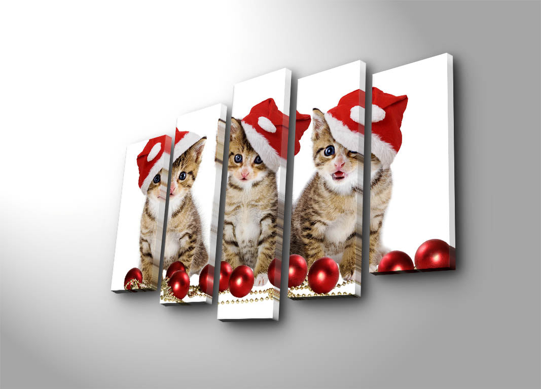 Tablou canvas 5 bucăți 5PATNOEL-5, Multicolor, 105x70x3 cm