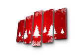 Tablou canvas 5 bucăți 5PATNOEL-6, Multicolor, 105x70x3 cm