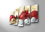 Tablou canvas 5 bucăți 5PATNOEL-8, Multicolor, 105x70x3 cm