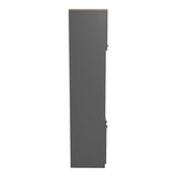 Dulap Bucatarie Rowan, stejar gri-inchis, 60x42x182 cm