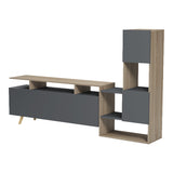 Set mobilă sufragerie Defry, Sonoma-Antracit, 178x32x110 cm