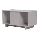 Măsuță de cafea Nalinda, Diverse culori, 100x55x55 cm - Gri | SKU: 230-000278 | Măsuță de cafea Nalinda, 100x55x55 cm, varianta Gri, produs pentru amenajarea locuinței, disponibil online în România la CasaMob