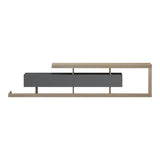 Comodă TV Arbero, Diverse culori, 198x40x45 cm - Antracit-Sonoma | SKU: 230-000281 | Comodă TV Arbero, 198x40x45 cm, varianta Antracit-Sonoma, produs pentru amenajarea locuinței, disponibil online în România la CasaMob