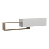 Comodă TV Olande, Diverse culori, 210x35x48 cm - Sonoma-Alb | SKU: 230-000283 | Comodă TV Olande, 210x35x48 cm, varianta Sonoma-Alb, produs pentru amenajarea locuinței, disponibil online în România la CasaMob