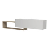 Comodă TV Olande, Diverse culori, 210x35x48 cm - Sonoma-Alb | SKU: 230-000283 | Comodă TV Olande, 210x35x48 cm, varianta Sonoma-Alb, produs pentru amenajarea locuinței, disponibil online în România la CasaMob