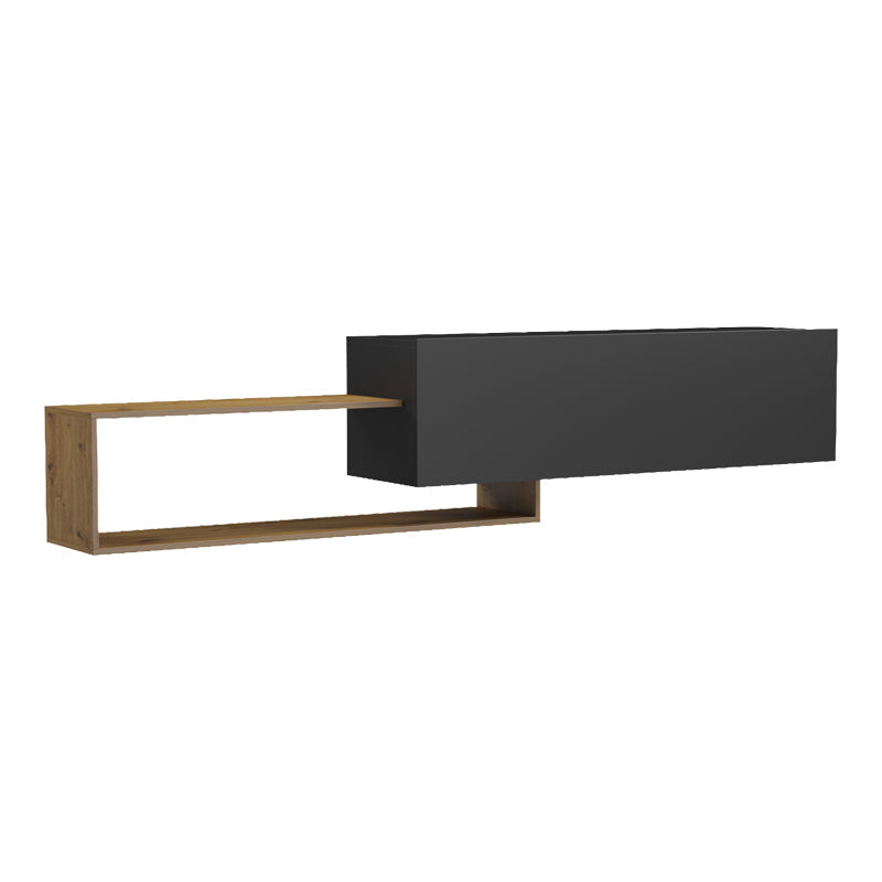 Comodă TV Olande, Diverse culori, 210x35x48 cm - Stejar-Negru | SKU: 230-000284 | Comodă TV Olande, 210x35x48 cm, varianta Stejar-Negru, produs pentru amenajarea locuinței, disponibil online în România la CasaMob
