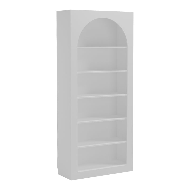 Bibliotecă Boke, Alb, 80x32x180 cm