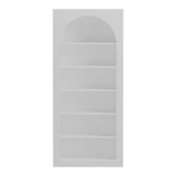 Bibliotecă Boke, Alb, 80x32x180 cm