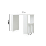 Birou Tuvalle 056, Alb, 90x50x74 cm
