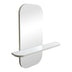 Alb | SKU: 233-000056 | Oglindă decorativă Lunaria, MDF, 60x12x60 cm, varianta Alb, produs pentru amenajarea locuinței, disponibil online în România la CasaMob