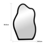 Oglindă decorativă Evanthia, MDF, Diverse culori, 36x2x56 cm - Negru | SKU: 233-000060 | Oglindă decorativă Evanthia, MDF, 36x2x56 cm, varianta Negru, produs pentru amenajarea locuinței, disponibil online în România la CasaMob