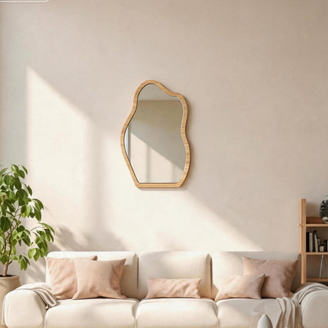 Oglindă decorativă Evanthia, MDF, Diverse culori, 36x2x56 cm