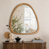 Oglindă decorativă Ione, MDF, Diverse culori, 55x3x60 cm - Natural | SKU: 233-000065 | Oglindă decorativă Ione, MDF, 55x3x60 cm, varianta Natural, produs pentru amenajarea locuinței, disponibil online în România la CasaMob