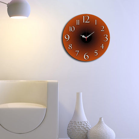 Decorative MDF Clock Ms-42, Multicolor, 2x40x40 cm