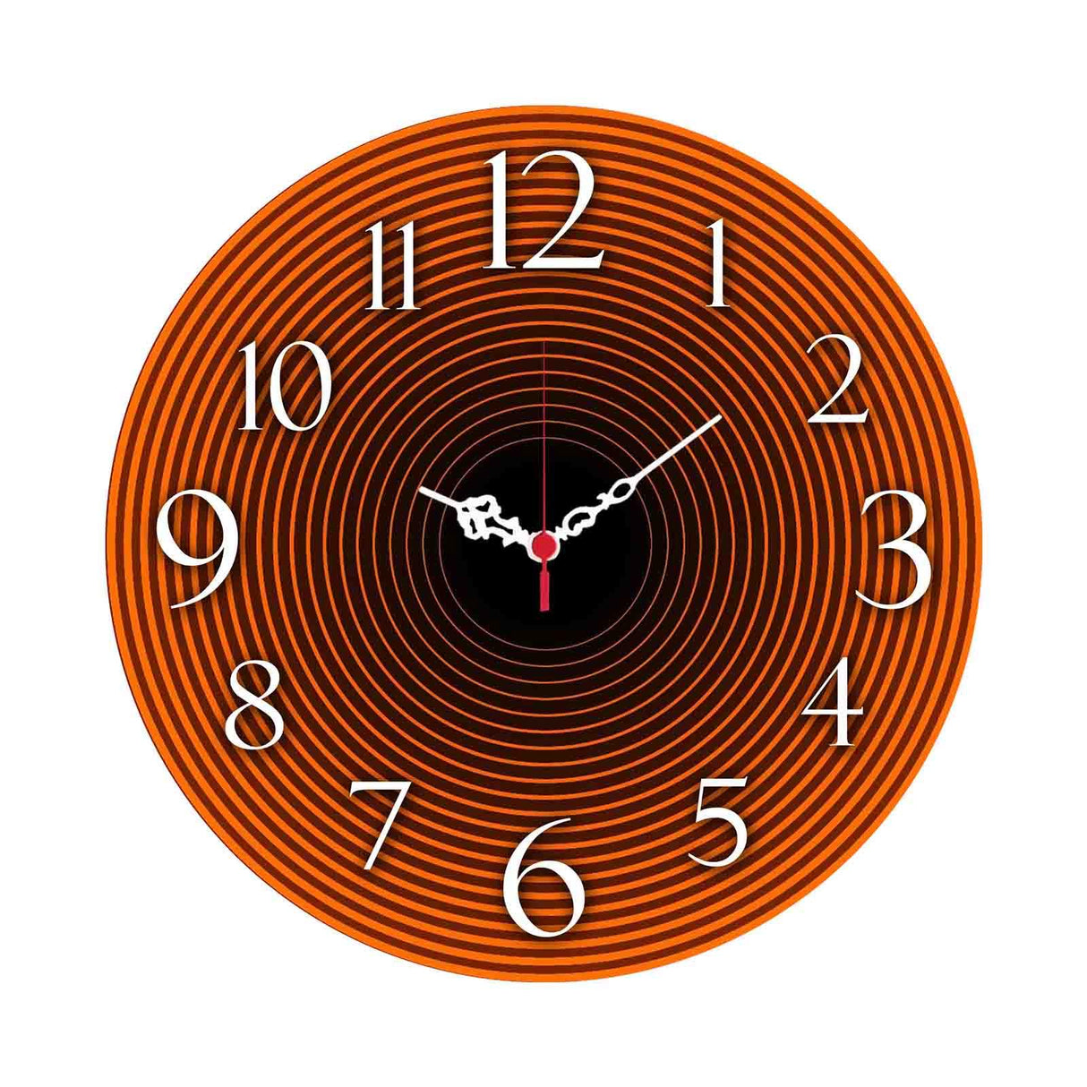 Decorative MDF Clock Ms-42, Multicolor, 2x40x40 cm