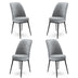 Gri - Negru - 4 bucăți | SKU: 240CHR1365 | Set de scaune Dexa, 45x42x89 cm, varianta Gri - Negru - 4 bucăți, produs pentru amenajarea locuinței, disponibil online în România la CasaMob