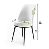Set de scaune Dexa, Diverse culori, Diverse configurații, 45x42x89 cm - Gri - Negru - 4 bucăți | SKU: 240CHR1365 | Set de scaune Dexa, 45x42x89 cm, varianta Gri - Negru - 4 bucăți, produs pentru amenajarea locuinței, disponibil online în România la CasaMob