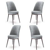 Set de scaune Dexa, Diverse culori, Diverse configurații, 45x42x89 cm - Gri - Maro - 4 bucăți | SKU: 240CHR1395 | Set de scaune Dexa, 45x42x89 cm, varianta Gri - Maro - 4 bucăți, produs pentru amenajarea locuinței, disponibil online în România la CasaMob