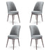 Gri - Maro - 4 bucăți | SKU: 240CHR1395 | Set de scaune Dexa, 45x42x89 cm, varianta Gri - Maro - 4 bucăți, produs pentru amenajarea locuinței, disponibil online în România la CasaMob