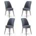 Fumuriu - Maro - 4 bucăți | SKU: 240CHR1397 | Set de scaune Dexa, 45x42x89 cm, varianta Fumuriu - Maro - 4 bucăți, produs pentru amenajarea locuinței, disponibil online în România la CasaMob