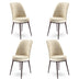 Crem - Maro - 4 bucăți | SKU: 240CHR1398 | Set de scaune Dexa, 45x42x89 cm, varianta Crem - Maro - 4 bucăți, produs pentru amenajarea locuinței, disponibil online în România la CasaMob