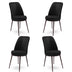 Negru - Maro - 4 bucăți | SKU: 240CHR1399 | Set de scaune Dexa, 45x42x89 cm, varianta Negru - Maro - 4 bucăți, produs pentru amenajarea locuinței, disponibil online în România la CasaMob