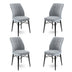 Gri - Negru - 4 bucăți | SKU: 240CHR1411 | Set de scaune Flex, 45x42x93 cm, varianta Gri - Negru - 4 bucăți, produs pentru amenajarea locuinței, disponibil online în România la CasaMob