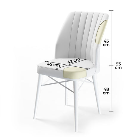Set de scaune Flex, Diverse culori, Diverse configurații, 45x42x93 cm
