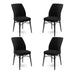 Negru - 4 bucăți | SKU: 240CHR1415 | Set de scaune Flex, 45x42x93 cm, varianta Negru - 4 bucăți, produs pentru amenajarea locuinței, disponibil online în România la CasaMob
