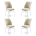 Crem - Alb - 4 bucăți | SKU: 240CHR1429 | Set de scaune Flex, 45x42x93 cm, varianta Crem - Alb - 4 bucăți, produs pentru amenajarea locuinței, disponibil online în România la CasaMob