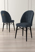 Antracit - Negru - 4 bucăți | SKU: 240CHR1456 | Set de scaune Ritim, 44x42x96 cm, varianta Antracit - Negru - 4 bucăți, produs pentru amenajarea locuinței, disponibil online în România la CasaMob