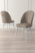 Cappuccino - Alb - 4 bucăți | SKU: 240CHR1472 | Set de scaune Ritim, 44x42x96 cm, varianta Cappuccino - Alb - 4 bucăți, produs pentru amenajarea locuinței, disponibil online în România la CasaMob