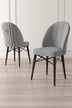 Gri - Maro - 4 bucăți | SKU: 240CHR1488 | Set de scaune Ritim, 44x42x96 cm, varianta Gri - Maro - 4 bucăți, produs pentru amenajarea locuinței, disponibil online în România la CasaMob