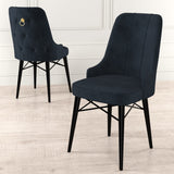 Set de scaune Pare, Diverse culori, Diverse configurații, 46x46x94 cm - Antracit - Negru - 4 bucăți | SKU: 240CHR1502 | Set de scaune Pare, 46x46x94 cm, varianta Antracit - Negru - 4 bucăți, produs pentru amenajarea locuinței, disponibil online în România la CasaMob