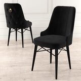Set de scaune Pare, Diverse culori, Diverse configurații, 46x46x94 cm - Negru - 4 bucăți | SKU: 240CHR1506 | Set de scaune Pare, 46x46x94 cm, varianta Negru - 4 bucăți, produs pentru amenajarea locuinței, disponibil online în România la CasaMob