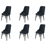Set de scaune Pare, Diverse culori, Diverse configurații, 46x46x94 cm - Antracit - Negru - 6 bucăți | SKU: 240CHR1507 | Set de scaune Pare, 46x46x94 cm, varianta Antracit - Negru - 6 bucăți, produs pentru amenajarea locuinței, disponibil online în România la CasaMob