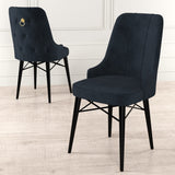 Set de scaune Pare, Diverse culori, Diverse configurații, 46x46x94 cm - Antracit - Negru - 6 bucăți | SKU: 240CHR1507 | Set de scaune Pare, 46x46x94 cm, varianta Antracit - Negru - 6 bucăți, produs pentru amenajarea locuinței, disponibil online în România la CasaMob