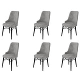 Set de scaune Pare, Diverse culori, Diverse configurații, 46x46x94 cm - Gri - Negru - 6 bucăți | SKU: 240CHR1509 | Set de scaune Pare, 46x46x94 cm, varianta Gri - Negru - 6 bucăți, produs pentru amenajarea locuinței, disponibil online în România la CasaMob