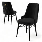 Set de scaune Pare, Diverse culori, Diverse configurații, 46x46x94 cm - Negru - 6 bucăți | SKU: 240CHR1511 | Set de scaune Pare, 46x46x94 cm, varianta Negru - 6 bucăți, produs pentru amenajarea locuinței, disponibil online în România la CasaMob