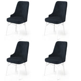 Set de scaune Pare, Diverse culori, Diverse configurații, 46x46x94 cm - Antracit - Alb - 4 bucăți | SKU: 240CHR1517 | Set de scaune Pare, 46x46x94 cm, varianta Antracit - Alb - 4 bucăți, produs pentru amenajarea locuinței, disponibil online în România la CasaMob