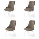Set de scaune Pare, Diverse culori, Diverse configurații, 46x46x94 cm - Cappuccino - Alb - 4 bucăți | SKU: 240CHR1518 | Set de scaune Pare, 46x46x94 cm, varianta Cappuccino - Alb - 4 bucăți, produs pentru amenajarea locuinței, disponibil online în România la CasaMob