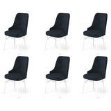 Set de scaune Pare, Diverse culori, Diverse configurații, 46x46x94 cm - Antracit - Alb - 6 bucăți | SKU: 240CHR1522 | Set de scaune Pare, 46x46x94 cm, varianta Antracit - Alb - 6 bucăți, produs pentru amenajarea locuinței, disponibil online în România la CasaMob