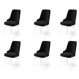 Set de scaune Pare, Diverse culori, Diverse configurații, 46x46x94 cm - Negru - Alb - 6 bucăți | SKU: 240CHR1526 | Set de scaune Pare, 46x46x94 cm, varianta Negru - Alb - 6 bucăți, produs pentru amenajarea locuinței, disponibil online în România la CasaMob