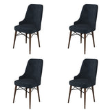 Set de scaune Pare, Diverse culori, Diverse configurații, 46x46x94 cm - Antracit - Maro - 4 bucăți | SKU: 240CHR1532 | Set de scaune Pare, 46x46x94 cm, varianta Antracit - Maro - 4 bucăți, produs pentru amenajarea locuinței, disponibil online în România la CasaMob
