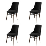 Set de scaune Pare, Diverse culori, Diverse configurații, 46x46x94 cm - Negru - Maro - 4 bucăți | SKU: 240CHR1536 | Set de scaune Pare, 46x46x94 cm, varianta Negru - Maro - 4 bucăți, produs pentru amenajarea locuinței, disponibil online în România la CasaMob