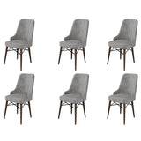 Set de scaune Pare, Diverse culori, Diverse configurații, 46x46x94 cm - Gri - Maro - 6 bucăți | SKU: 240CHR1539 | Set de scaune Pare, 46x46x94 cm, varianta Gri - Maro - 6 bucăți, produs pentru amenajarea locuinței, disponibil online în România la CasaMob