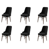 Set de scaune Pare, Diverse culori, Diverse configurații, 46x46x94 cm - Negru - Maro - 6 bucăți | SKU: 240CHR1541 | Set de scaune Pare, 46x46x94 cm, varianta Negru - Maro - 6 bucăți, produs pentru amenajarea locuinței, disponibil online în România la CasaMob
