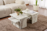 Măsuță de cafea Sanctuary - Fressia Marble, Freesia marble, 110x45x30 cm