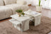 Măsuță de cafea Sanctuary - Fressia Marble, Freesia marble, 110x45x30 cm, SKU 241NRD1220, imagine 1