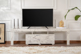 Comodă TV Enclave - Fressia Marble, Freesia marble, 180x31x50 cm